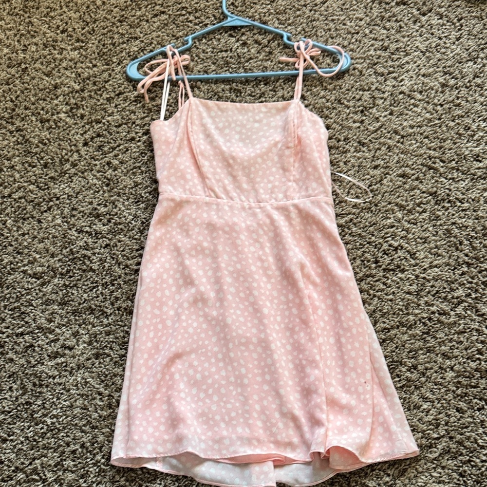Gianni Bini Light Pink Smocked Dress